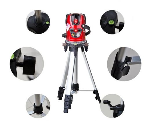 8line rotary laser beam self leveling interior exterior laser level kit w tripod for sale