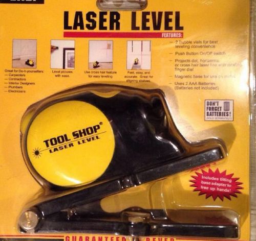 TOOL SHOP  -Laser Level /  Hand Held / Includes A Tilting Base Adapter
