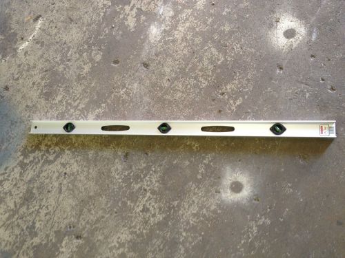 A QUANTITY OF TWO (2) NEW 4&#039; / 48&#034; ALUMINUM LEVEL MADE BY SANDS PL-348