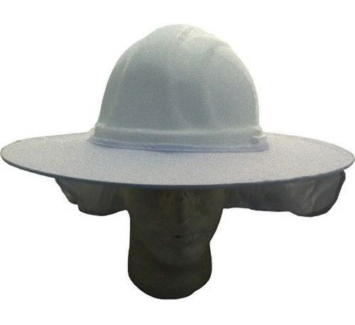 Occunomix stow-away hard hat shade -white color for sale