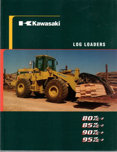 KAWASAKI TRACTOR PAY LOG LOADER BROCHURE 80 85 90 95 Z IV-2 CATALOG