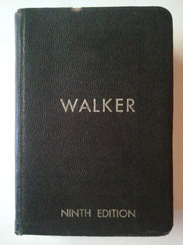 1940- The Building Estimator&#039;s Reference Book- By Frank R. Walker- 9th Edition