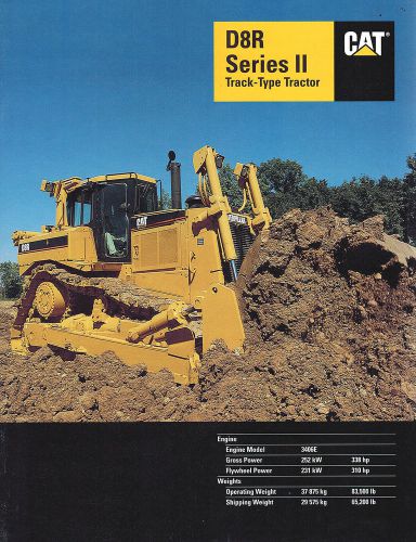 2000 CATERPILLAR D8R TRACK TRACTOR 23 PAGE BROCHURE
