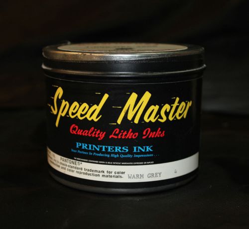 1 lb - Speed Master Professional Litho Ink - Warm Grey