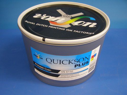 New VanSon Quickson Plus Process Cyan Ink 5.5lb VS6132 In Stock Ready to Ship!