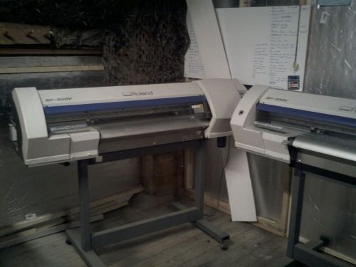 Two Roland VersaCamm SP-300V Printers
