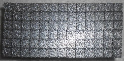 78 type set of border 24pt letterpress type foundery metal lead type unused s983 for sale