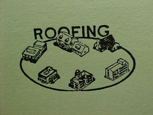 Letterpress printers block &#034;ROOFING&#034; Residential,Commercial - All Homes,Business