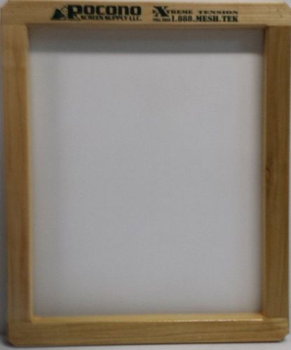 6 new wood pocono screen printing frames (20x24) extreme tenision mesh -110 for sale