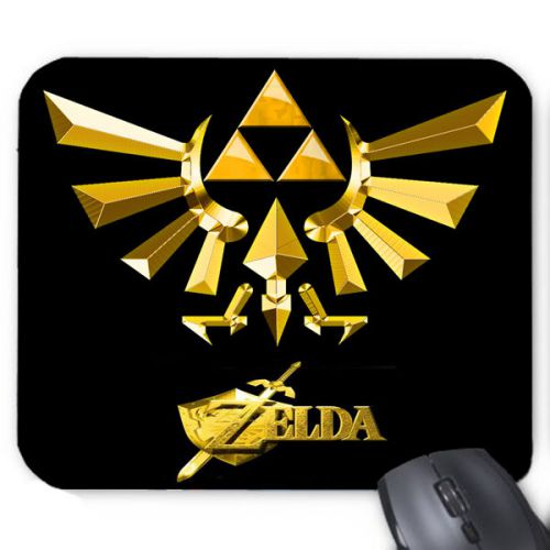 Zelda Gold logo Mouse Pad Mat Mousepad Hot Gift