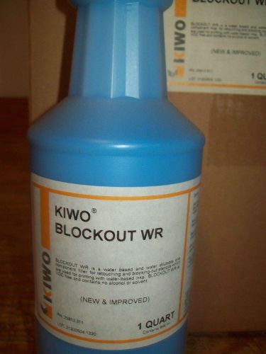 Kiwo Screen WR (water resistant) Blockout  1 quart