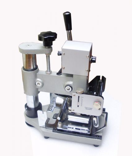 Hot foil stamping machine tipper for id pvc cards for sale