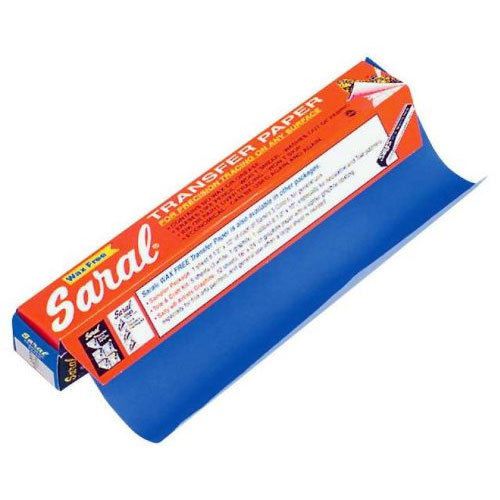 Saral Transfer Paper 12in Wide - 12 Foot Roll Blue Color