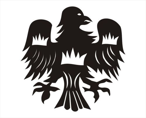 2x eagle silhouette vinyl sticker decal car truck bumper laptop fac - 1347 b for sale