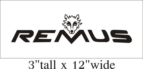 2X Remus Funny Car Truck Bumper Vinyl Sticker Decal Decor Art Gift -1731