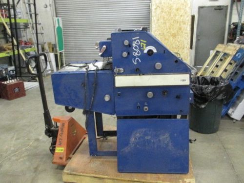 Abdick 9810 offset printing press w/kompac ii kolormate dampening system for sale