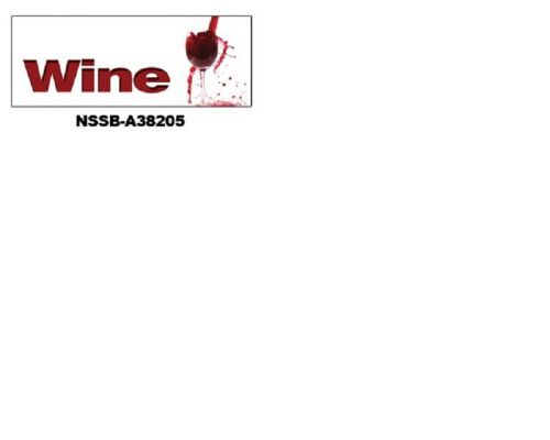 Wine advertising horizontal vinyl banner w/grommets 3&#039; x 8&#039; made usa nv8z for sale