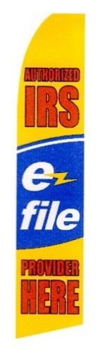 IRS E-FILE AUTHORIZED PROVIDER HERE  X-Large Swooper Flag