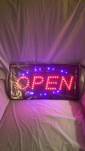 Ultra Bright Led Neon Light OVAL OPEN w/ ON/OFF switch Sign