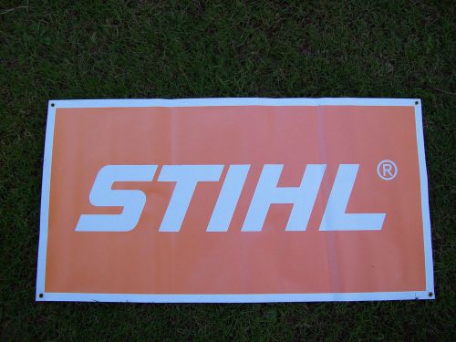 Stihl Banner Chainsaw Poster Sign advertising