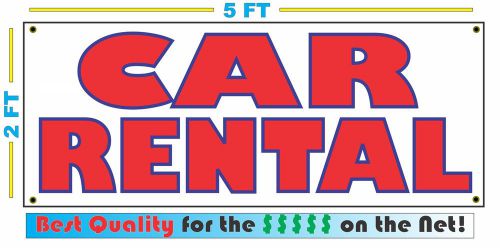 Car rental banner sign new 4 car truck suv van auto repair tire shop for sale