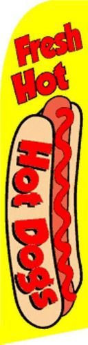 FRESH HOT HOT DOGS  X-Large Swooper Flag - A-231