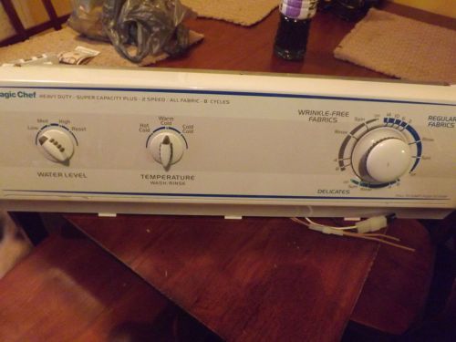 Magic Chef Dryer Console /Face plate Timer COMPLETE 21001552/ 21001522
