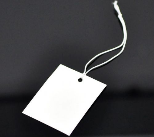 B1011  1000PCs String Jewelry Price Label Paper Pricing Tags 10cm(1-5/8&#034;x1-1/8&#034;)