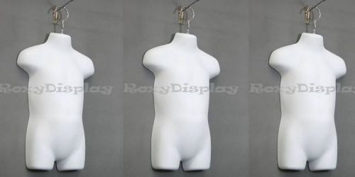 Child mannequin manikin torso dress form buy 1 get 2 free # ps-c225wh-3pc for sale