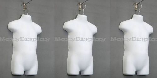 Child Mannequin Manikin Torso Dress Form Buy 1 Get 2 Free # PS-C225WH-3pc