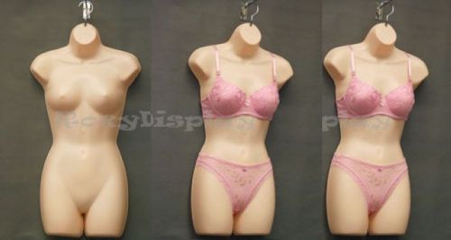 3 pcs plastic mannequin torso dress form #ps-fp119f-3pc for sale