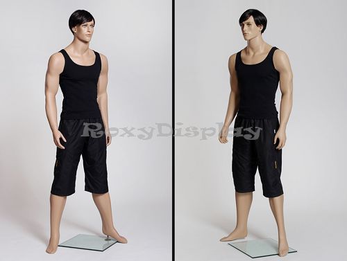 Male Fiberglass Realistic Mannequin Dress From Display #MZ-ED