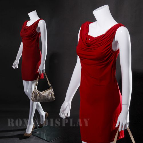 Fiberglass Female Display Mannequin Manequin Headless Dress Form MZ-LISA9BW