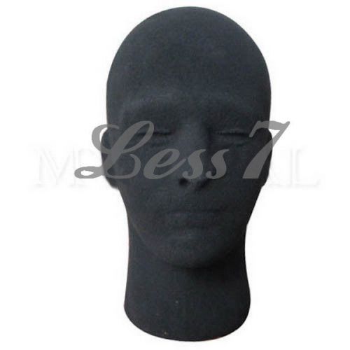 Male Styrofoam Foam Mannequin Manikin Model Glasses Wigs Cap Display Head Stand