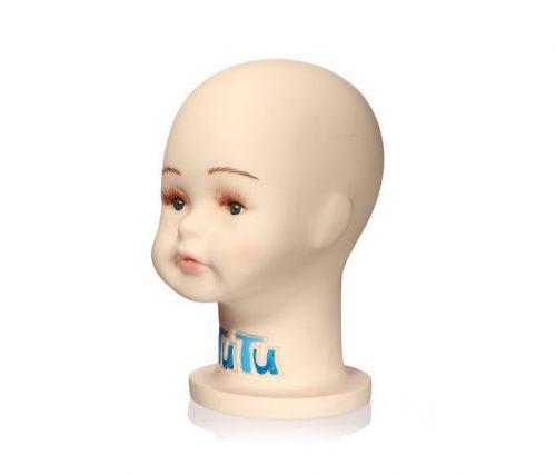Children Mannequins Manikin Head for Hats Wig Mould Show Stand Small