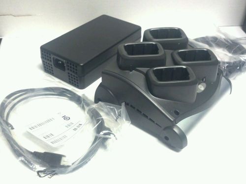 Motorola SAC9000-4000CR 4 Slot Battery Charger for MC9090, MC9190 Scanners