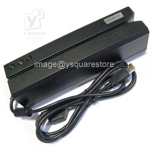MSR606 HiCoLoCo 1-3 Track Magstripe PVC ID Credit Card USB Encoder Reader MSR206