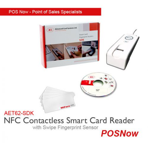 AET62 NFC Contactless Smart Card Reader with Swipe Fingerprint Sensor SDK