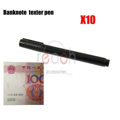 10 X  detector tester pen marker fake money checker counterfeit Brand NEW