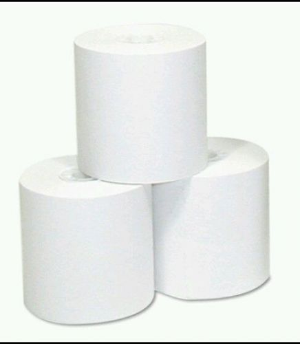One ply 2 1/4&#034; x 85&#039; universal thermal paper 3 rolls unv36761 for sale
