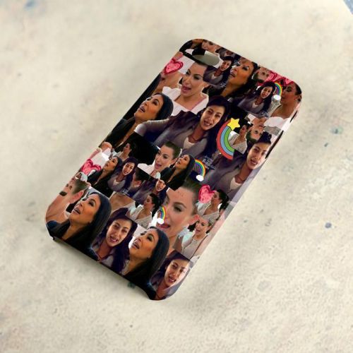 Kim Kardashian Crying Collage A96 iPhone 4/5/6 Samsung Galaxy Case