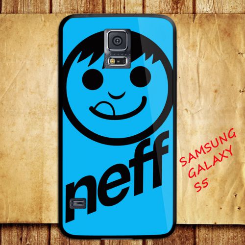 iPhone and Samsung Galaxy - Blue Neff Kid Smile Logo - Case