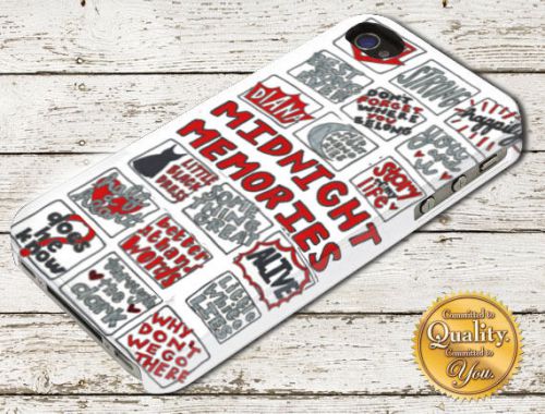One Direction 1D Midnight Memories Quote iPhone 4/5/6 Samsung Galaxy A106 Case
