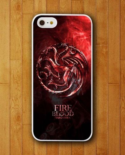 New Fire and Blood Game of Thrones Dragon Red Case For iPhone and Samsung