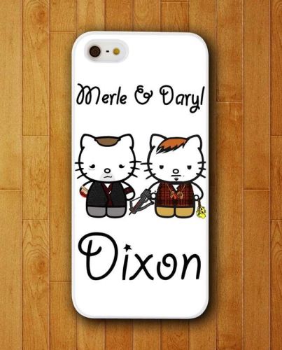 New Merle and Darly dixion in Hello Kitty Case cover For iPhone and Samsung