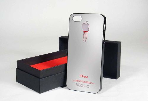 Apple Logo Bleed Blood Red - iPhone and Samsung Galaxy Case