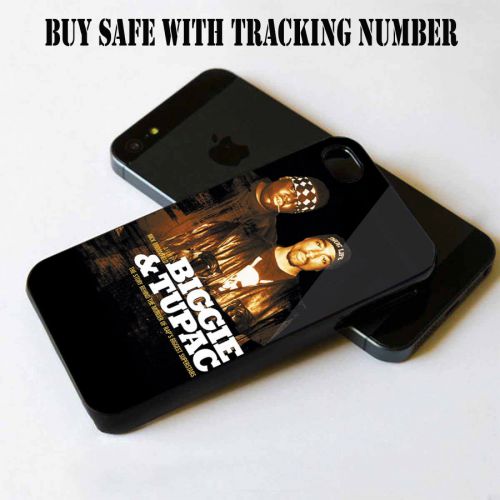 Tupac Biggie 3 Notorious Rap For iPhone 4 4S 5 5S 5C S4 Black Case Cover
