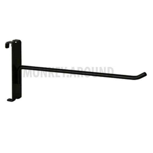 25 PCS 12&#034; Gridwall Hooks Metal HANGER Black Wire Grid Wall Panel Display NEW