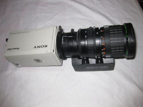 Sony camera  model DXC-950P with Fujinon zoom lens VCL-714BXEA