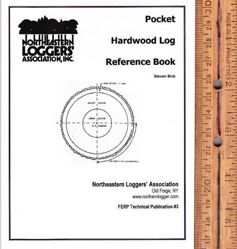 Pocket hardwood log reference book - logging tables in the field! for sale